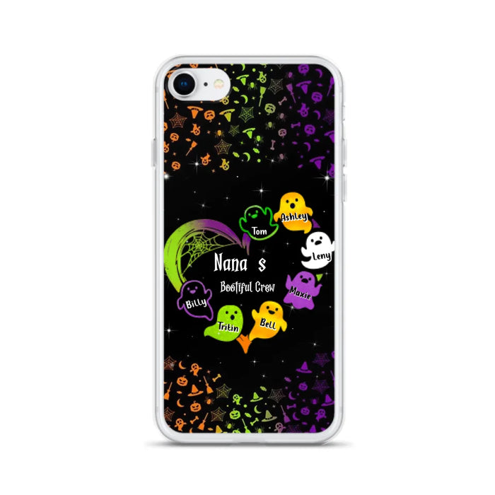 Custom Personalized Nana's Bootiful Crew iPhone/Samsung Case - Halloween gift for Grandma - Up to 7 Grandkids