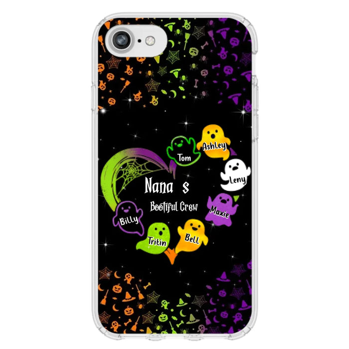 Custom Personalized Nana's Bootiful Crew iPhone/Samsung Case - Halloween gift for Grandma - Up to 7 Grandkids