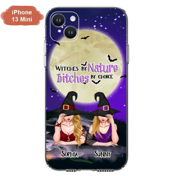 Custom Personalized Witches Phone Case for iPhone and Samsung - Gift Idea For Halloween/ Bestie - Witches By Nature Bitches By Choice