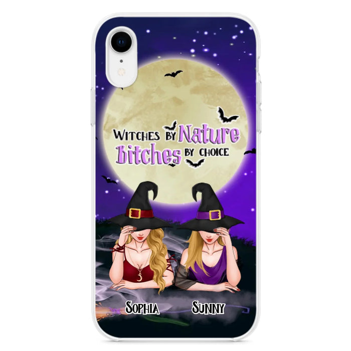 Custom Personalized Witches Phone Case for iPhone and Samsung - Gift Idea For Halloween/ Bestie - Witches By Nature Bitches By Choice