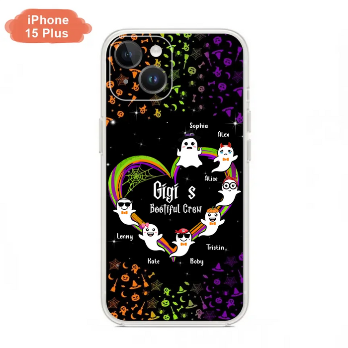 Custom Personalized Gigi's Bootiful Crew Phone Case - Halloween Gift for Grandma - Up to 7 Grandkids - Case For iPhone And Samsung