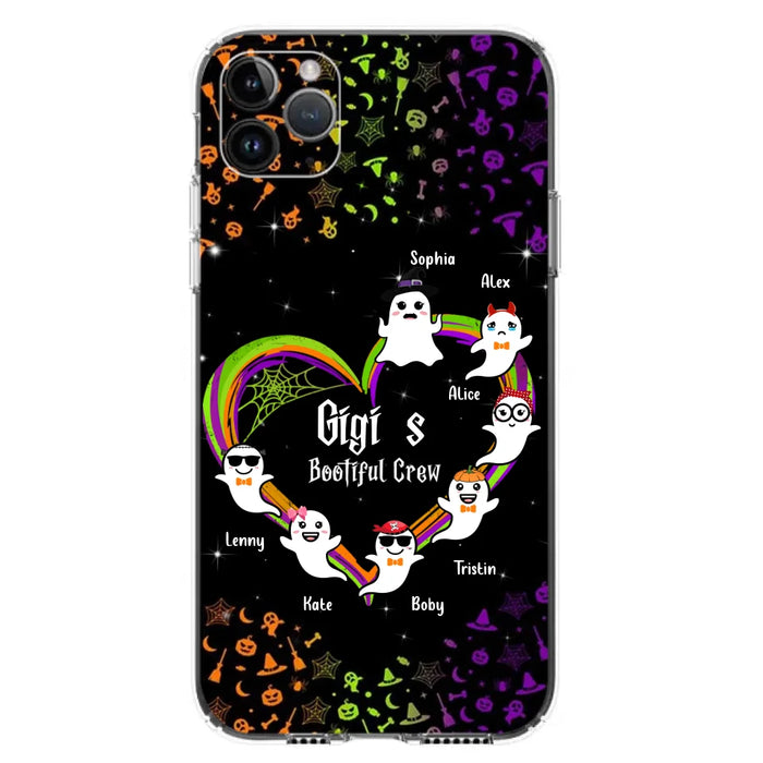 Custom Personalized Gigi's Bootiful Crew Phone Case - Halloween Gift for Grandma - Up to 7 Grandkids - Case For iPhone And Samsung