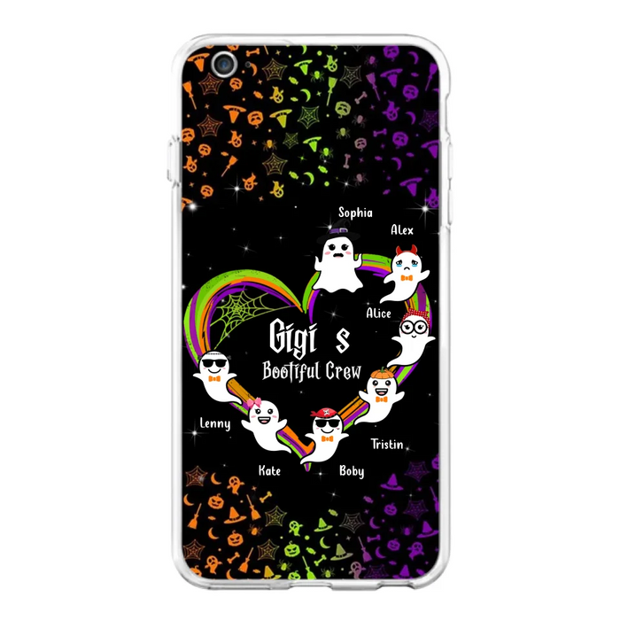 Custom Personalized Gigi's Bootiful Crew Phone Case - Halloween Gift for Grandma - Up to 7 Grandkids - Case For iPhone And Samsung