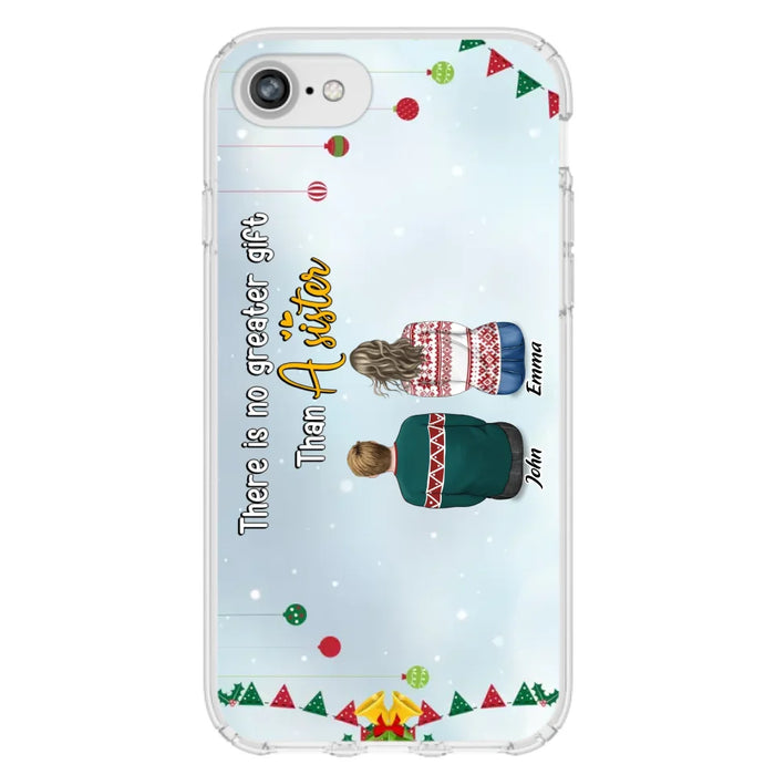 Custom Personalized Christmas Brothers & Sisters Phone Case - Christmas Gift Idea For Siblings - Upto 12 People - Life Is Better With Brothers & Sisters - Case For iPhone And Samsung