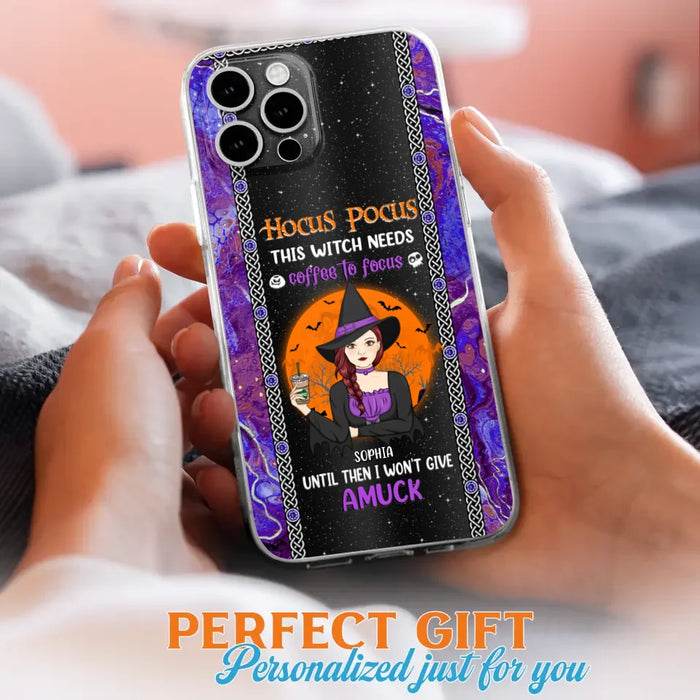 Custom Personalized Witch Phone Case - Halloween Gift Idea For Friends - Hocus Pocus - Case for iPhone & Samsung