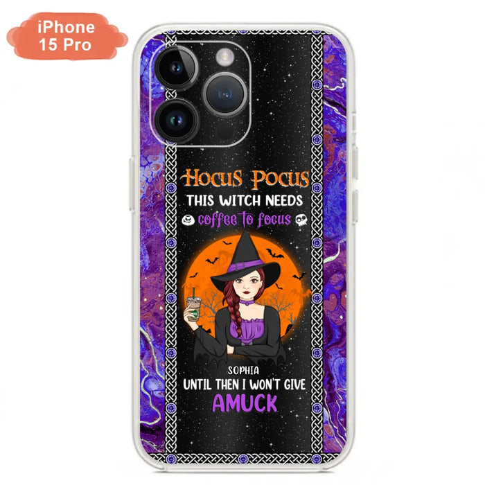 Custom Personalized Witch Phone Case - Halloween Gift Idea For Friends - Hocus Pocus - Case for iPhone & Samsung