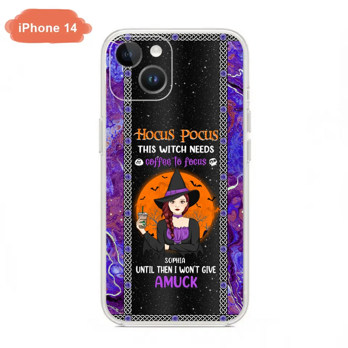 Custom Personalized Witch Phone Case - Halloween Gift Idea For Friends - Hocus Pocus - Case for iPhone & Samsung