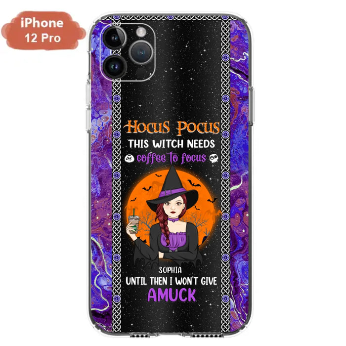 Custom Personalized Witch Phone Case - Halloween Gift Idea For Friends - Hocus Pocus - Case for iPhone & Samsung