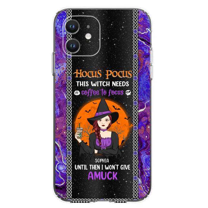 Custom Personalized Witch Phone Case - Halloween Gift Idea For Friends - Hocus Pocus - Case for iPhone & Samsung