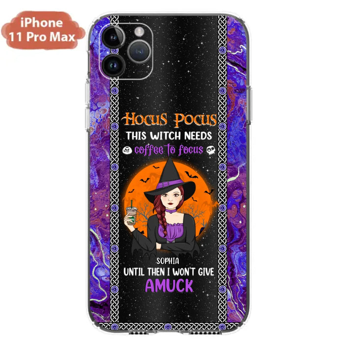 Custom Personalized Witch Phone Case - Halloween Gift Idea For Friends - Hocus Pocus - Case for iPhone & Samsung