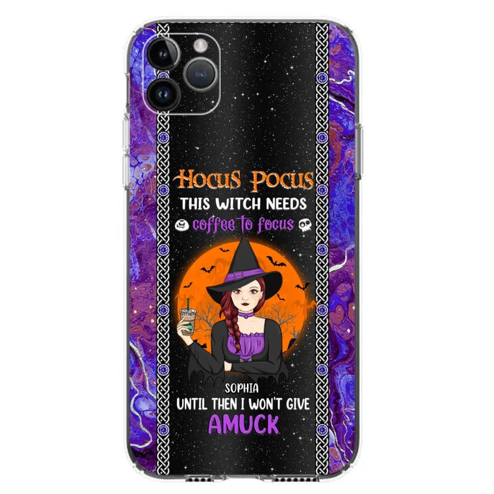 Custom Personalized Witch Phone Case - Halloween Gift Idea For Friends - Hocus Pocus - Case for iPhone & Samsung