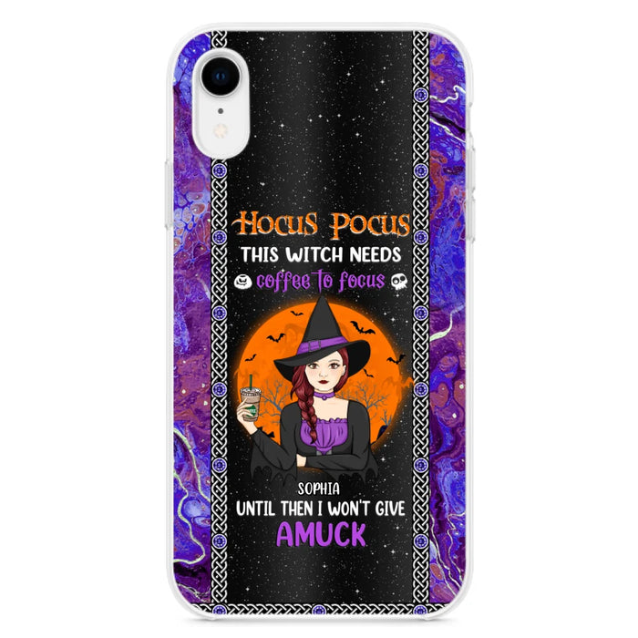 Custom Personalized Witch Phone Case - Halloween Gift Idea For Friends - Hocus Pocus - Case for iPhone & Samsung