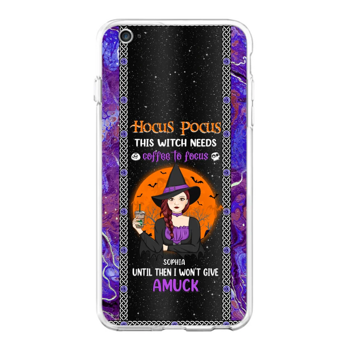 Custom Personalized Witch Phone Case - Halloween Gift Idea For Friends - Hocus Pocus - Case for iPhone & Samsung