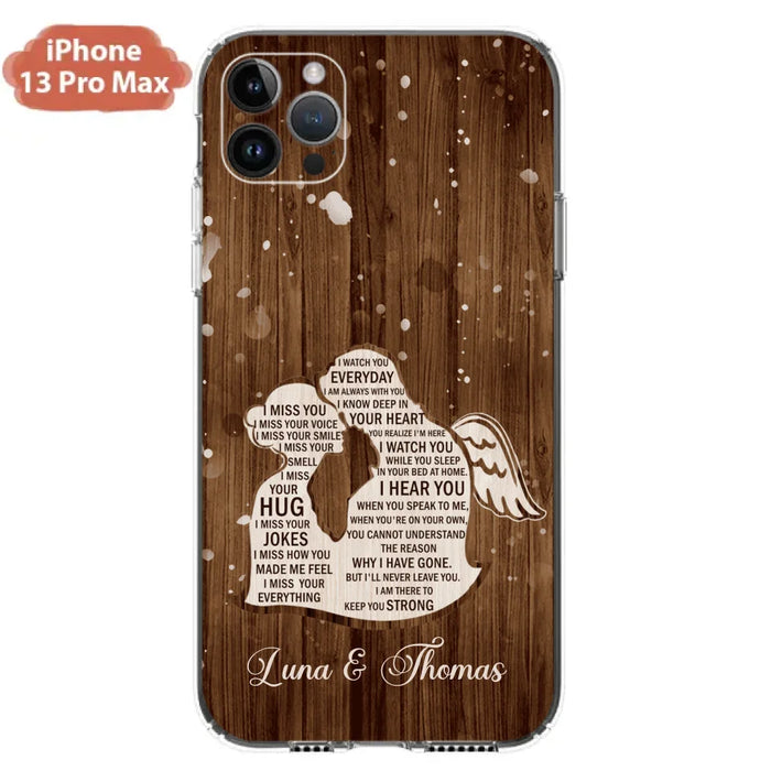 Custom Personalized I Miss Your Voice Memorial Phone Case - Memorial Gift Idea For Couple - Case For iPhone And Samsung