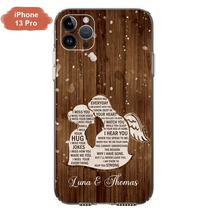 Custom Personalized I Miss Your Voice Memorial Phone Case - Memorial Gift Idea For Couple - Case For iPhone And Samsung