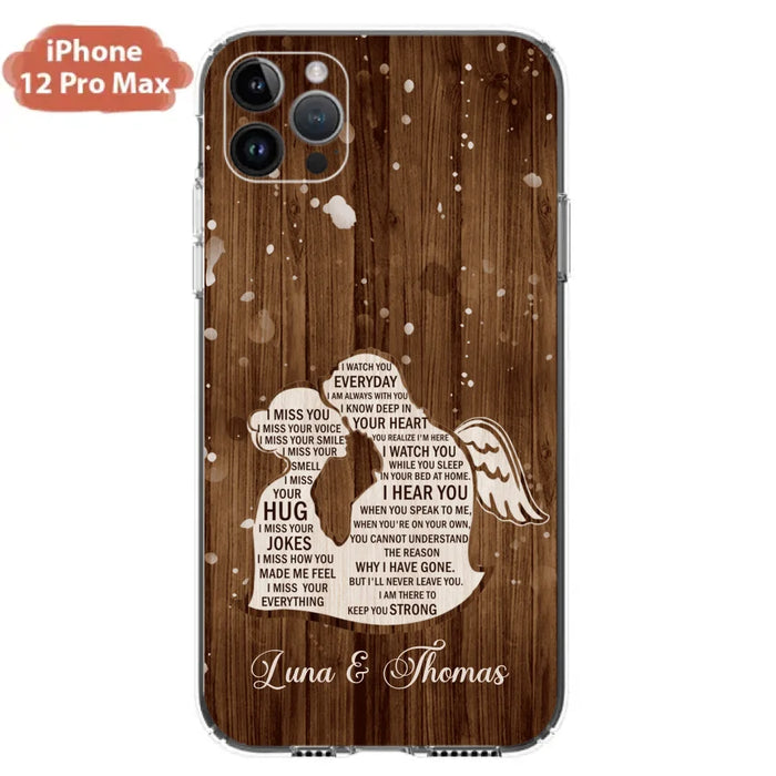 Custom Personalized I Miss Your Voice Memorial Phone Case - Memorial Gift Idea For Couple - Case For iPhone And Samsung