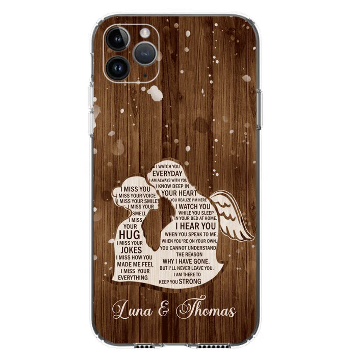 Custom Personalized I Miss Your Voice Memorial Phone Case - Memorial Gift Idea For Couple - Case For iPhone And Samsung