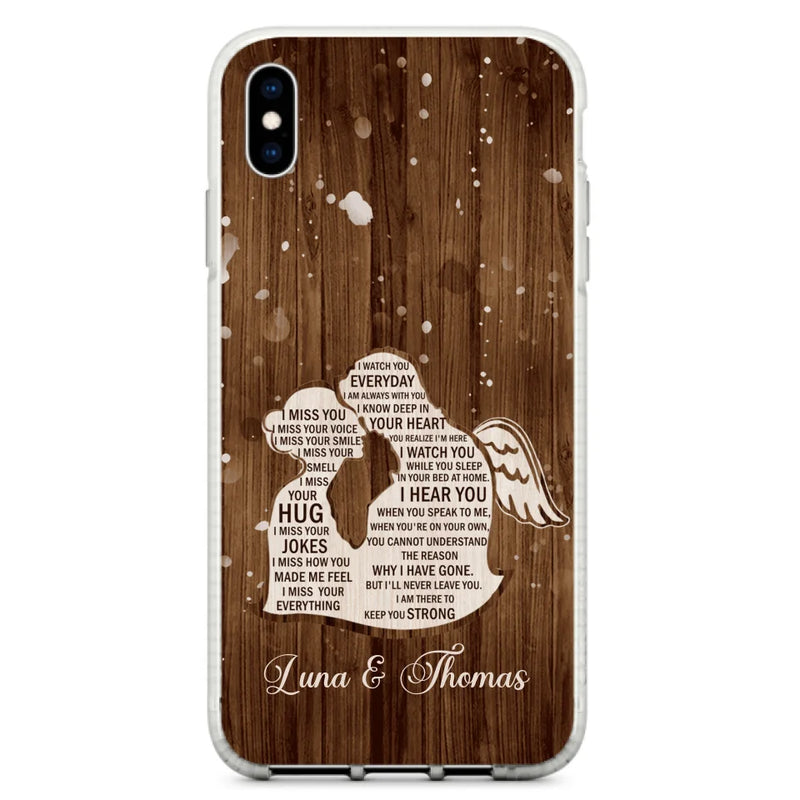 Custom Personalized I Miss Your Voice Memorial Phone Case - Memorial Gift Idea For Couple - Case For iPhone And Samsung