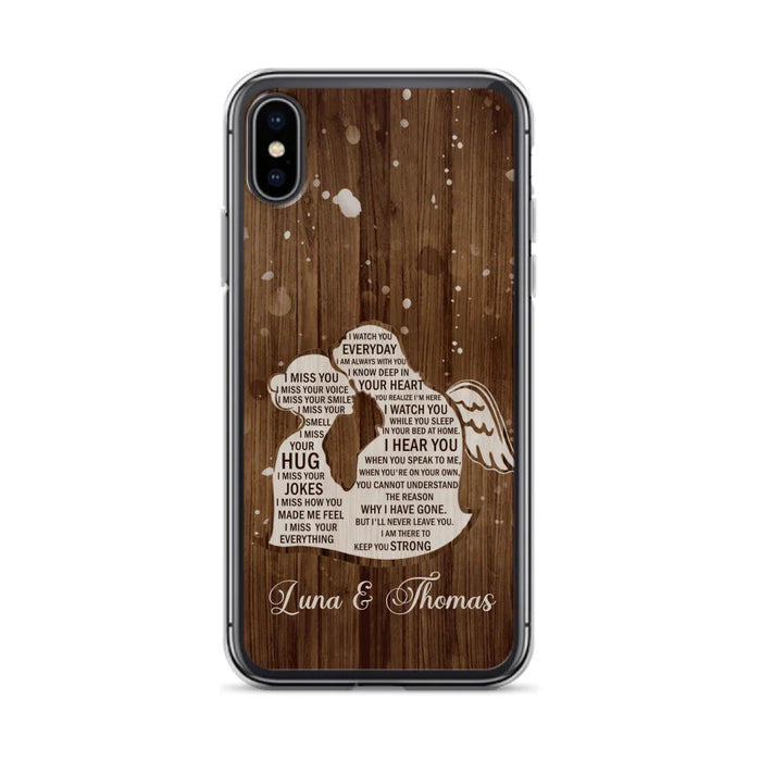 Custom Personalized I Miss Your Voice Memorial Phone Case - Memorial Gift Idea For Couple - Case For iPhone And Samsung