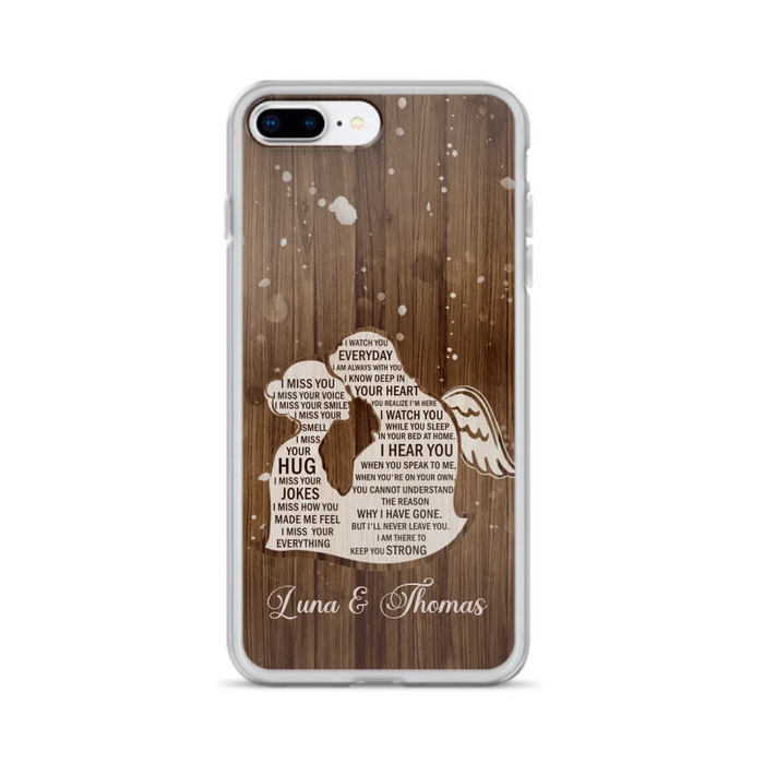 Custom Personalized I Miss Your Voice Memorial Phone Case - Memorial Gift Idea For Couple - Case For iPhone And Samsung