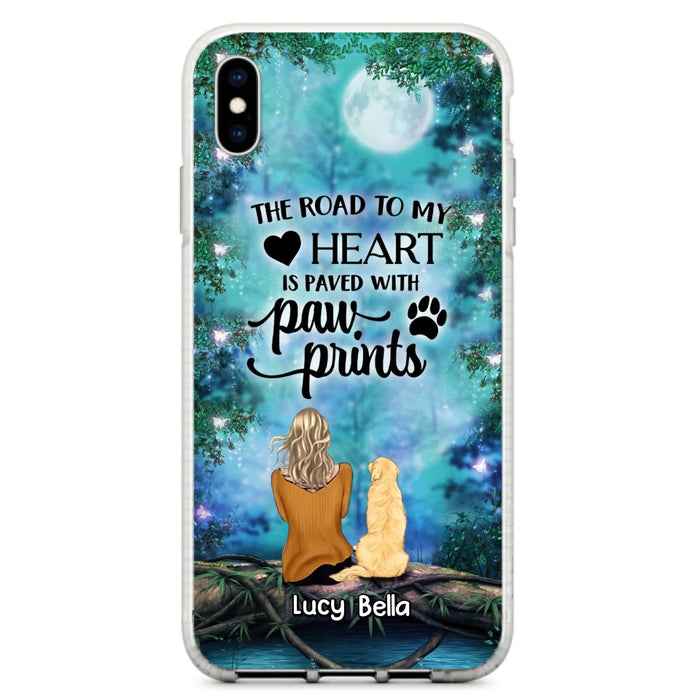 Custom Personalized Memorial Dog Phone Case - Upto 5 Dogs - Gift Idea For Dog Lover - Case For iPhone And Samsung