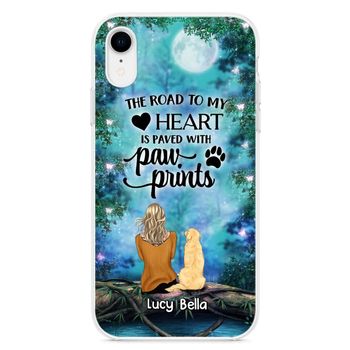 Custom Personalized Memorial Dog Phone Case - Upto 5 Dogs - Gift Idea For Dog Lover - Case For iPhone And Samsung