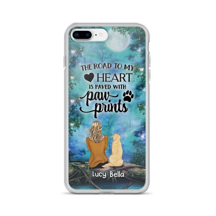 Custom Personalized Memorial Dog Phone Case - Upto 5 Dogs - Gift Idea For Dog Lover - Case For iPhone And Samsung