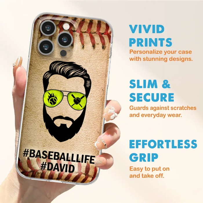 Custom Personalized Baseballlife Phone Case - Best Gift for Dads - For iPhone And Samsung - NTQYR8