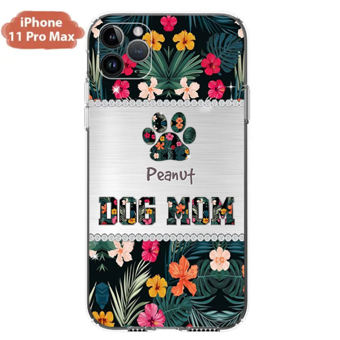 Personalized Custom Phone Case Dog Mom Met Pattern - Gifts Idea For Dog Lover - Dog Mom - Case For Iphone & Samsung