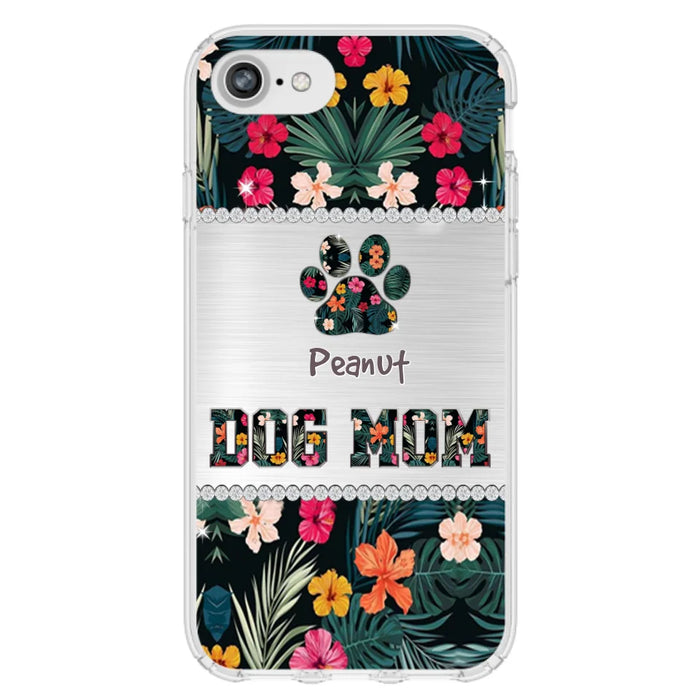 Personalized Custom Phone Case Dog Mom Met Pattern - Gifts Idea For Dog Lover - Dog Mom - Case For Iphone & Samsung