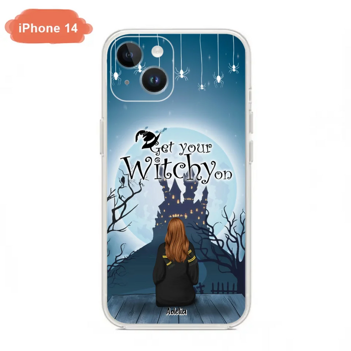 Custom Personalized Witch Phone Case - Upto 4 Witches - Best Gift For Friends - Get Your Witchy on - Case For iPhone And Samsung