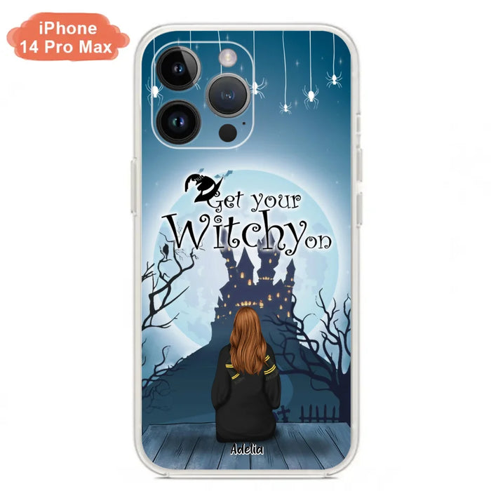 Custom Personalized Witch Phone Case - Upto 4 Witches - Best Gift For Friends - Get Your Witchy on - Case For iPhone And Samsung