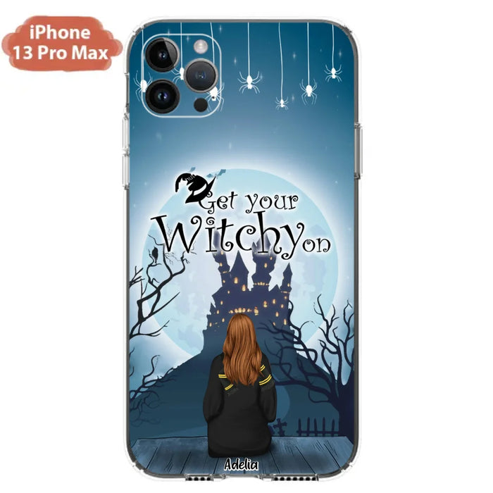 Custom Personalized Witch Phone Case - Upto 4 Witches - Best Gift For Friends - Get Your Witchy on - Case For iPhone And Samsung