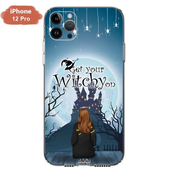 Custom Personalized Witch Phone Case - Upto 4 Witches - Best Gift For Friends - Get Your Witchy on - Case For iPhone And Samsung