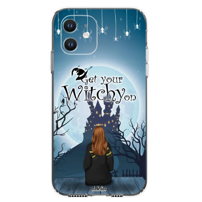 Custom Personalized Witch Phone Case - Upto 4 Witches - Best Gift For Friends - Get Your Witchy on - Case For iPhone And Samsung