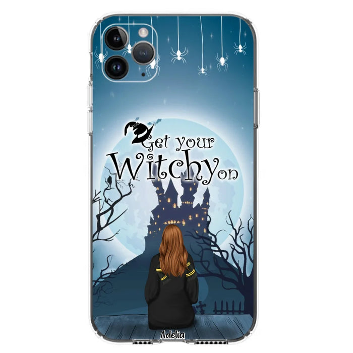 Custom Personalized Witch Phone Case - Upto 4 Witches - Best Gift For Friends - Get Your Witchy on - Case For iPhone And Samsung