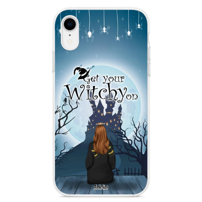 Custom Personalized Witch Phone Case - Upto 4 Witches - Best Gift For Friends - Get Your Witchy on - Case For iPhone And Samsung