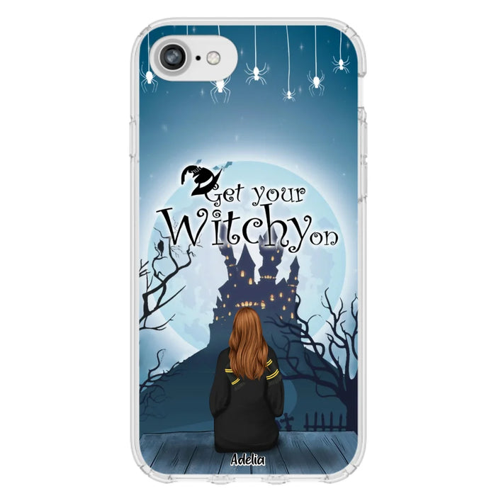 Custom Personalized Witch Phone Case - Upto 4 Witches - Best Gift For Friends - Get Your Witchy on - Case For iPhone And Samsung