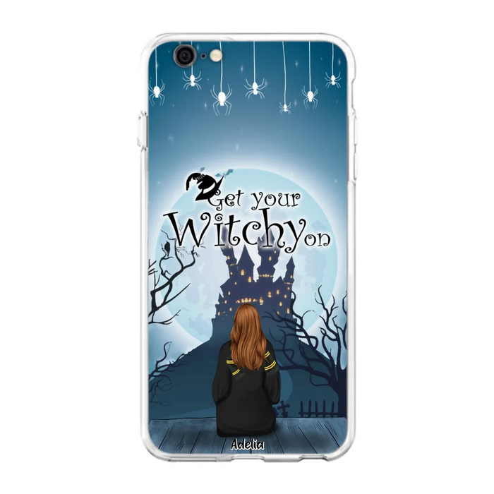 Custom Personalized Witch Phone Case - Upto 4 Witches - Best Gift For Friends - Get Your Witchy on - Case For iPhone And Samsung