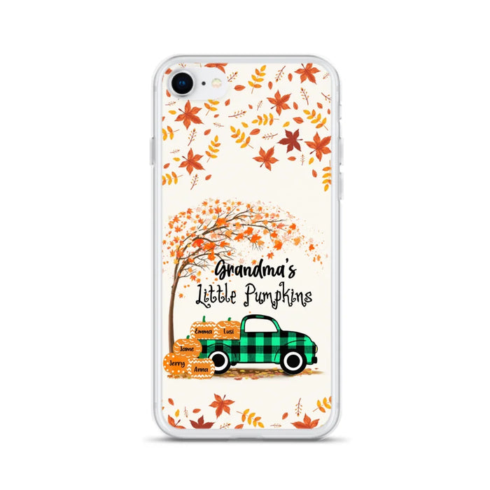 Custom Personalized Autumn Grandma's Pumpkins Phone Case - Gift For Grandma - Grandma's Little Pumpkins - Case For iPhone And Samsung