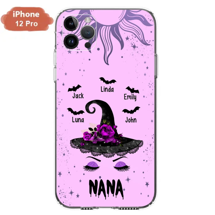 Personalized Mother Witch Phone Case - Upto 5 Kid's - Best Gift For Mother -Grandma,Gigi,Nana,Mama,Gigi