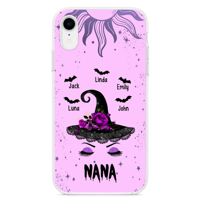 Personalized Mother Witch Phone Case - Upto 5 Kid's - Best Gift For Mother -Grandma,Gigi,Nana,Mama,Gigi