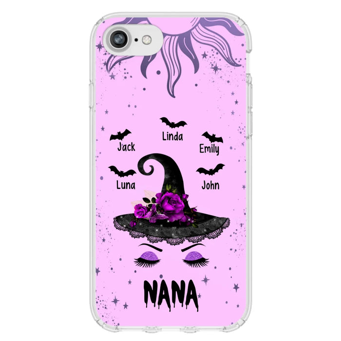 Personalized Mother Witch Phone Case - Upto 5 Kid's - Best Gift For Mother -Grandma,Gigi,Nana,Mama,Gigi