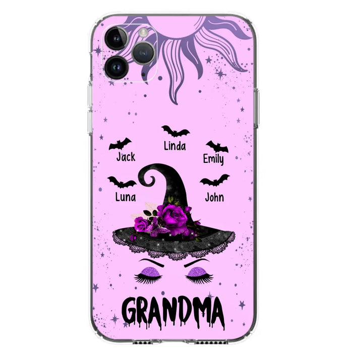 Personalized Grandma Witch Phone Case -
Upto 5 Kid's Name - Best Gift For Grandma- Grandma,Gigi,Nana,Mama,Gigi