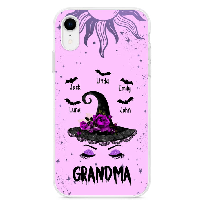 Personalized Grandma Witch Phone Case -
Upto 5 Kid's Name - Best Gift For Grandma- Grandma,Gigi,Nana,Mama,Gigi