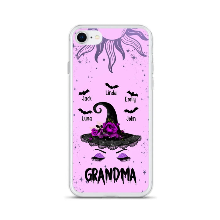 Personalized Grandma Witch Phone Case -
Upto 5 Kid's Name - Best Gift For Grandma- Grandma,Gigi,Nana,Mama,Gigi