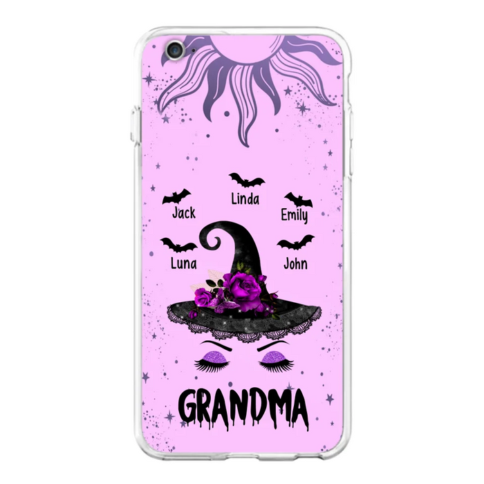 Personalized Grandma Witch Phone Case -
Upto 5 Kid's Name - Best Gift For Grandma- Grandma,Gigi,Nana,Mama,Gigi