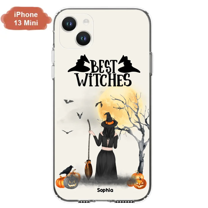 Custom Personalized Witchy Friends Phone Case - Gift For Best Friends with up to 3 Witches - Best Witches