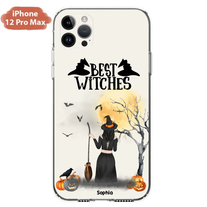 Custom Personalized Witchy Friends Phone Case - Gift For Best Friends with up to 3 Witches - Best Witches