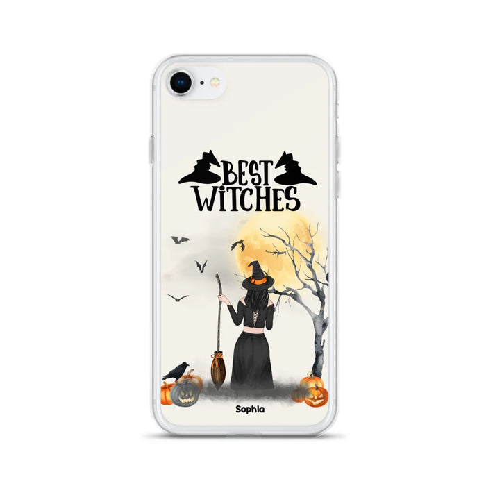 Custom Personalized Witchy Friends Phone Case - Gift For Best Friends with up to 3 Witches - Best Witches